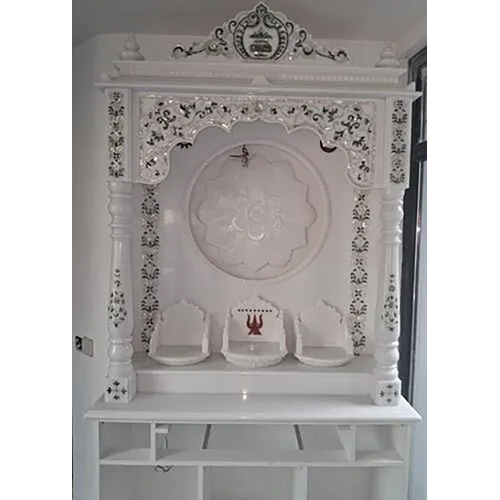 Marble Home Temple - Color: White