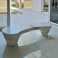 White Marble Bench - Dimensions: Different Size Millimeter (mm)