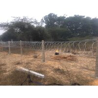 Concertina Razor Wire For Open Boundary Fencing