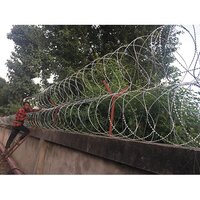 Security Fencing High Carbon Steel Razor Wire