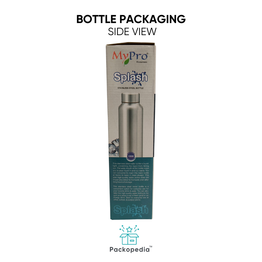 Printed Corrugated Packaging Box For Thermos Bottles - Corrugated Board, Rectangle, Multicolour | Custom Branding, Durable Protection, High-quality Printing