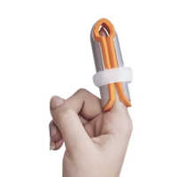 Dynamic Finger Splint - Orfit Material, U-shaped Design, Grey Color | Non-soluble, Recyclable, Adjustable For Various Finger Sizes