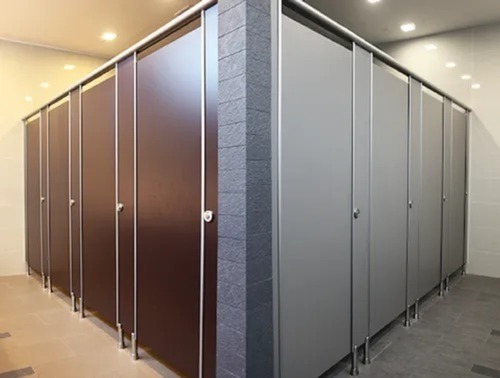 Moddular Office Toilet Partition - Color: Gray