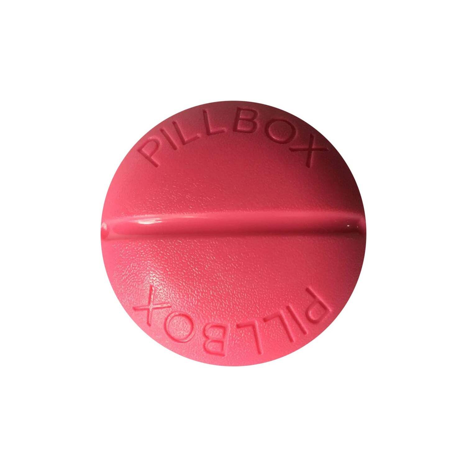 Portable Round Shape 4 Compartments Pill Box