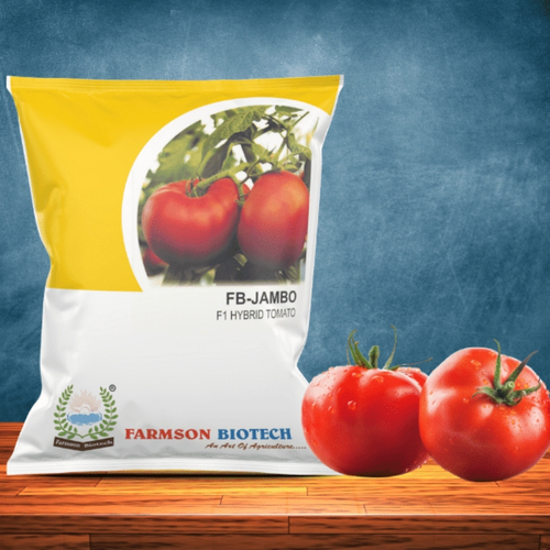 Jambo Tomato Seeds In Vegetable Seeds -Tomato Hybrid F1 - Color: Deep Red & Glossy
