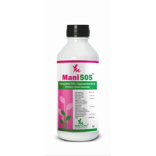 Mani-505 Chlorpyriphos 50% Cypermethrin 5% Ec - Grade: Industrial