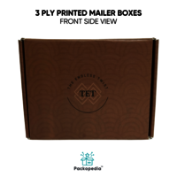 3 Ply Printed Mailer Packaging With Multi-Color Printing, 100% Sustainable And Eco-Friendly