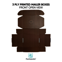 3 Ply Printed Mailer Packaging With Multi-Color Printing, 100% Sustainable And Eco-Friendly