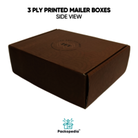 3 Ply Printed Mailer Packaging With Multi-Color Printing, 100% Sustainable And Eco-Friendly