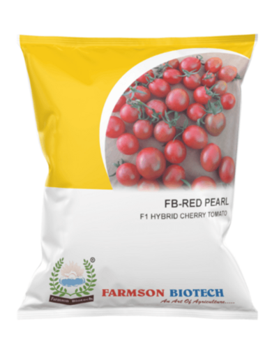Cherry Tomato Seeds -Red Pearl Round Hybrid F1 - Color: Bright Red Color