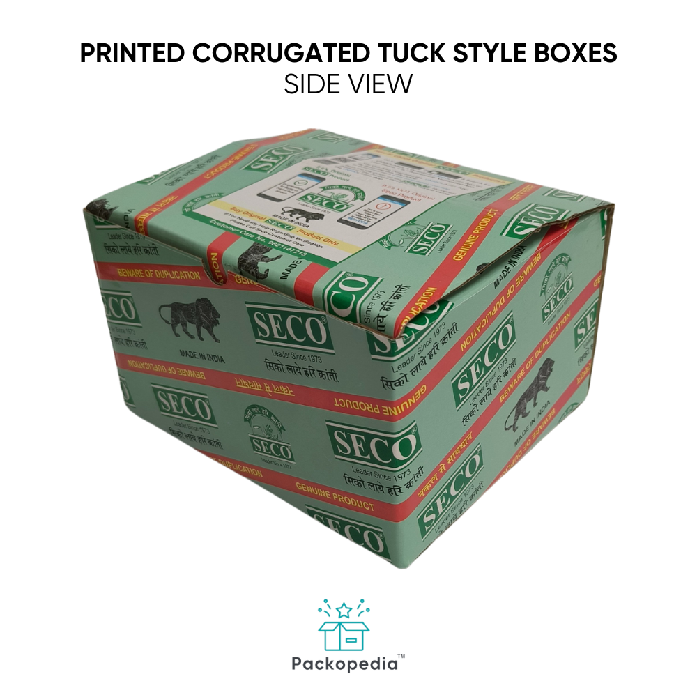 Single Wall 3 Ply Lithographyoffset Corrugated Printing Box - Color: Multicolour