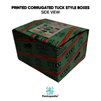 Single Wall 3 Ply LithographyOffset Corrugated Printing Box