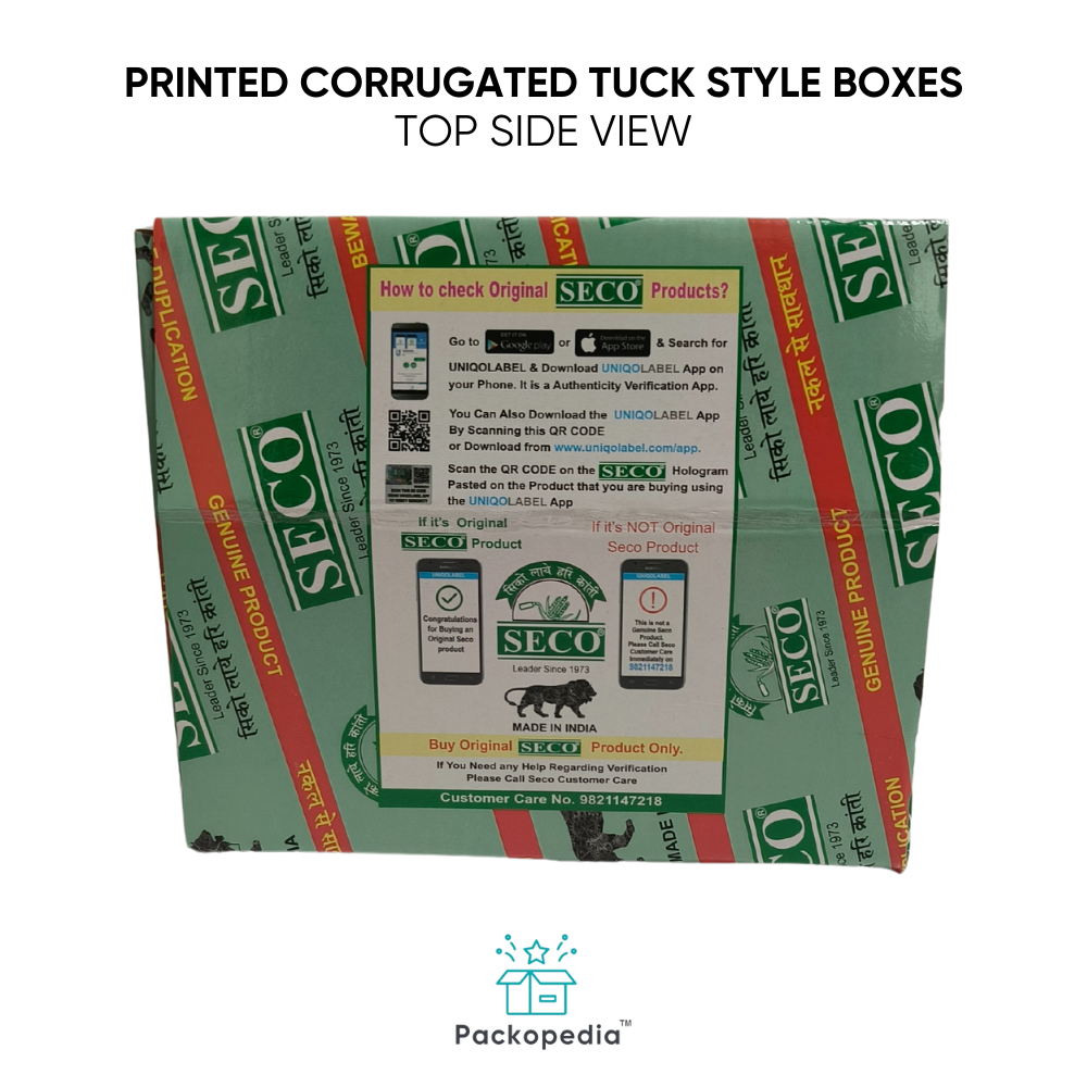 Single Wall 3 Ply LithographyOffset Corrugated Printing Box