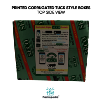 Single Wall 3 Ply LithographyOffset Corrugated Printing Box