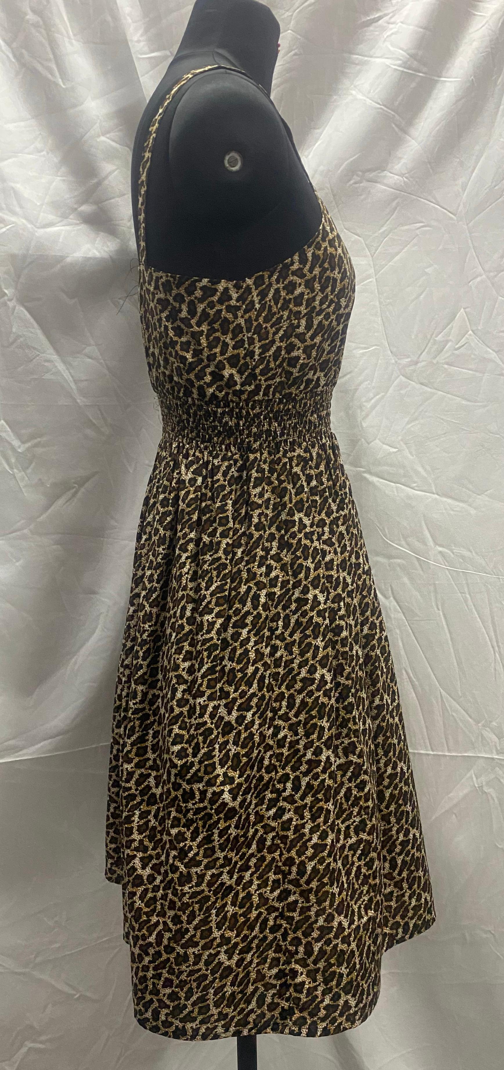 Womens cheetah printed Dress