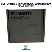 Customized 5-ply Corrugated Mailer Box for crockery brands