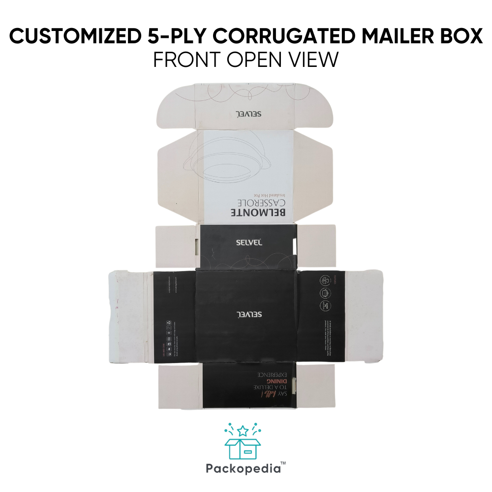 Customized 5-ply Corrugated Mailer Box for crockery brands