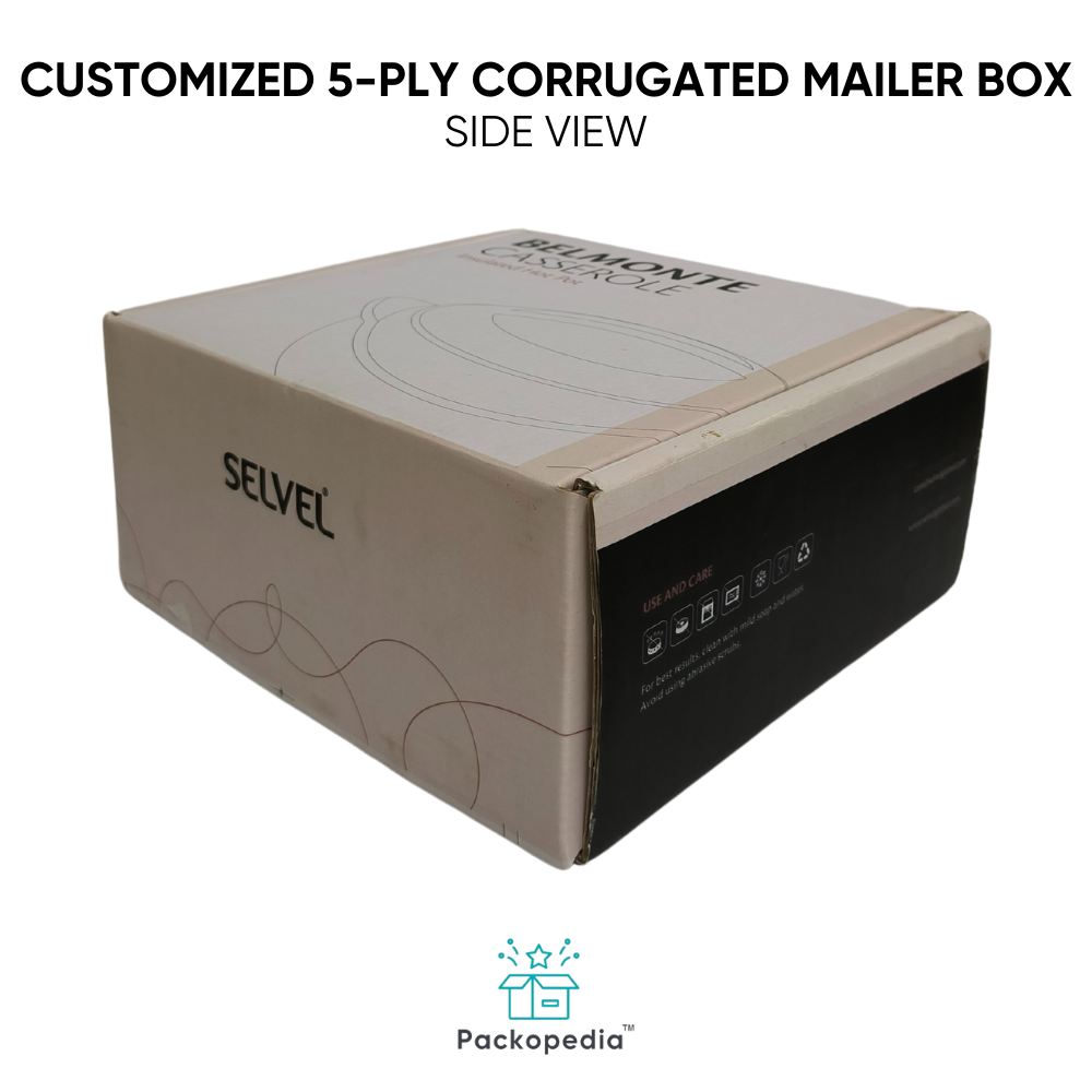 Customized 5-ply Corrugated Mailer Box for crockery brands