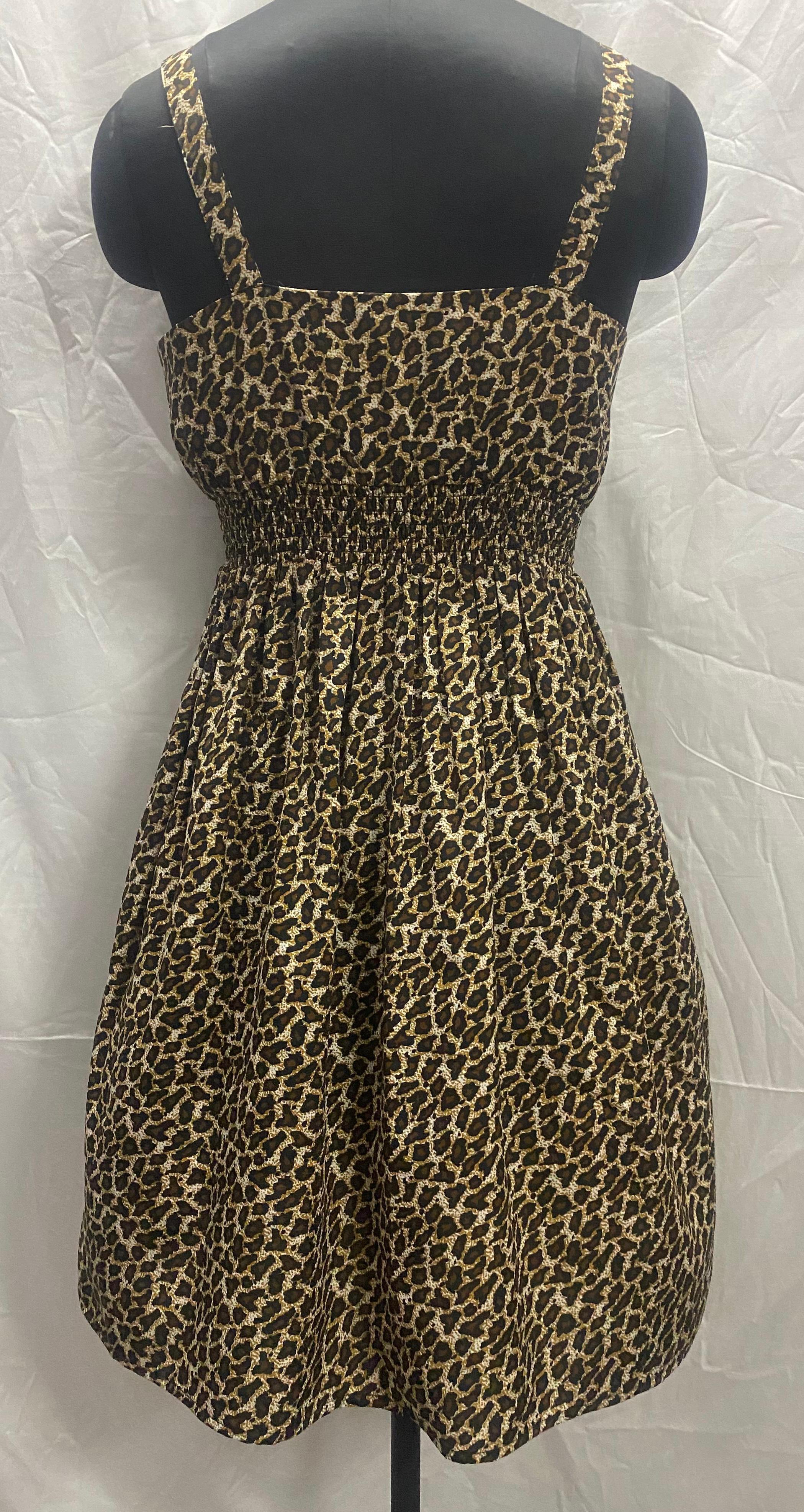 Womens cheetah printed Dress