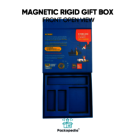 Magnetic Rigid Packaging Box - Gift Box with Heatlon Insert - Corporate Gift Packaging