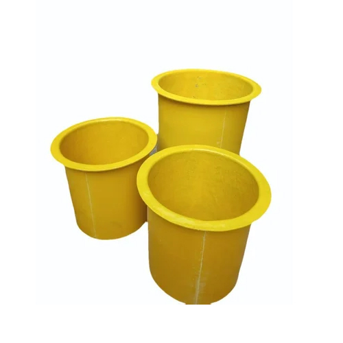 Frp Chemical Dosing Tank - Premium FRP Construction | Standard Size, Bright Yellow, Chemical Storage and Dispensing Solution