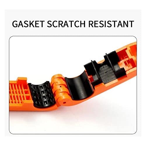 Heavy Duty Bike Brake Lock - 16.2x4.5x5cm | Anti-theft Security Lock For Scooters, Motorcycles, Atvs, Grip Size 27-38mm, Stainless Steel Wire