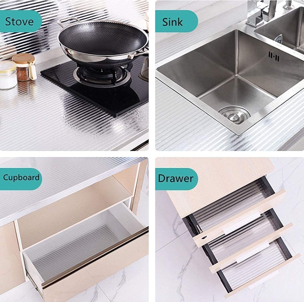 Silver Foil Wallpaper Lining Design - 40x200 Cm | Self-adhesive, Easy To Clean, Removable, Oil-proof, Waterproof, Ideal For Kitchen Surfaces