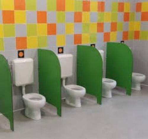 Urinal Partitions For School - Color: Green