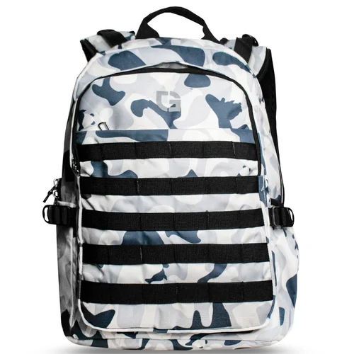 School Backpack Bag - Color: Black And White