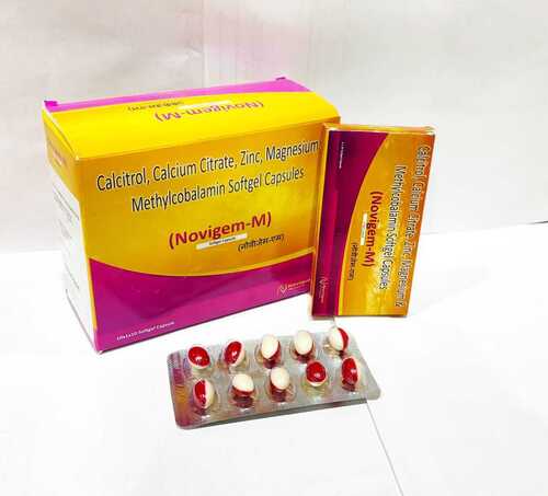 Calcitrol 0.25 Mcg + Calcium Citrate  425 Mg + Zinc Oxide 20Mg + Magnesium Oxide  40 Mg + Methylcobalamin 1500 Mcg