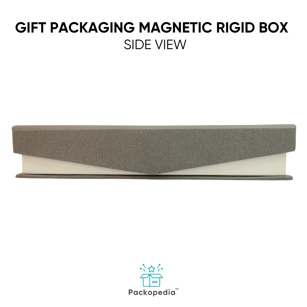 Gift Packaging Magnetic Rigid Box - High-quality Materials, 9.5 X 5.5 X 2.5 Inch, Multicolour Finish, Customizable Size And Shape