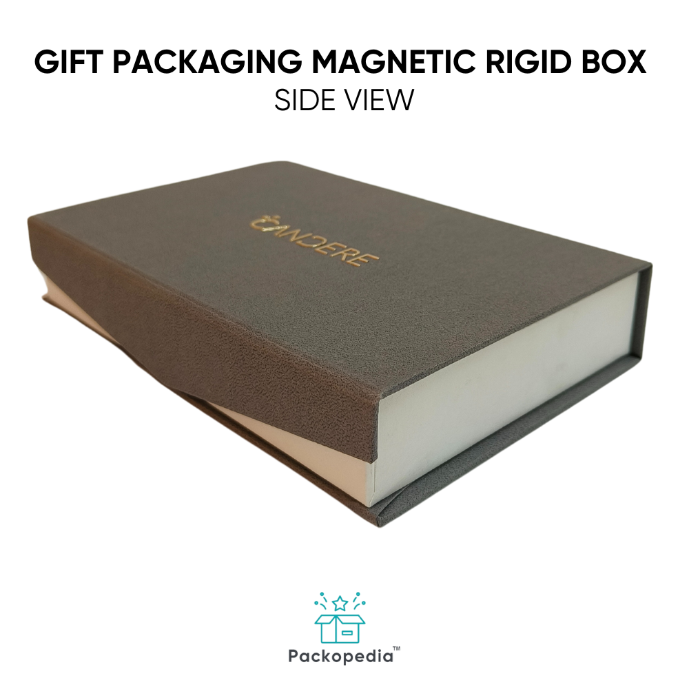 Gift Packaging Magnetic Rigid Box - High-quality Materials, 9.5 X 5.5 X 2.5 Inch, Multicolour Finish, Customizable Size And Shape