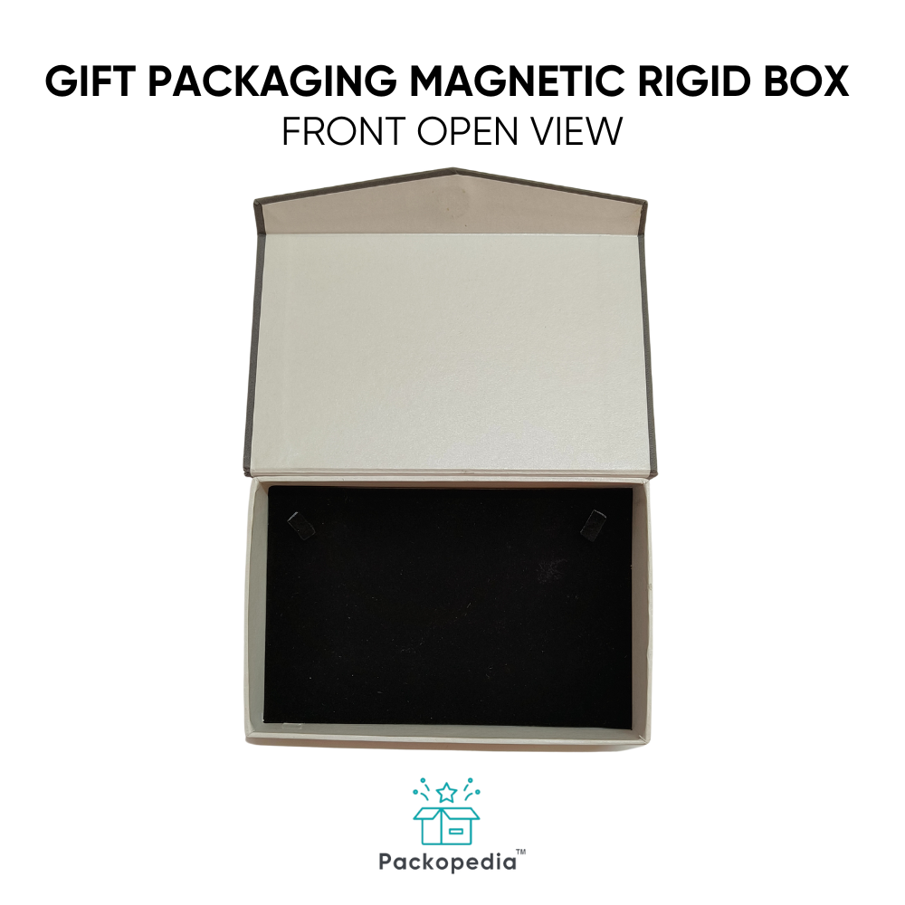 Gift Packaging Magnetic Rigid Box - High-quality Materials, 9.5 X 5.5 X 2.5 Inch, Multicolour Finish, Customizable Size And Shape