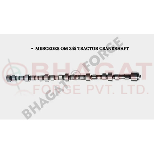 Mercedes Om 355 Tractor Crankshaft - Color: Silver