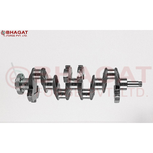 Hmt 4 Cylinder Tractor Crankshaft - Color: Silver