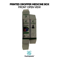 Printed Dropper Medicine Box - Pharma