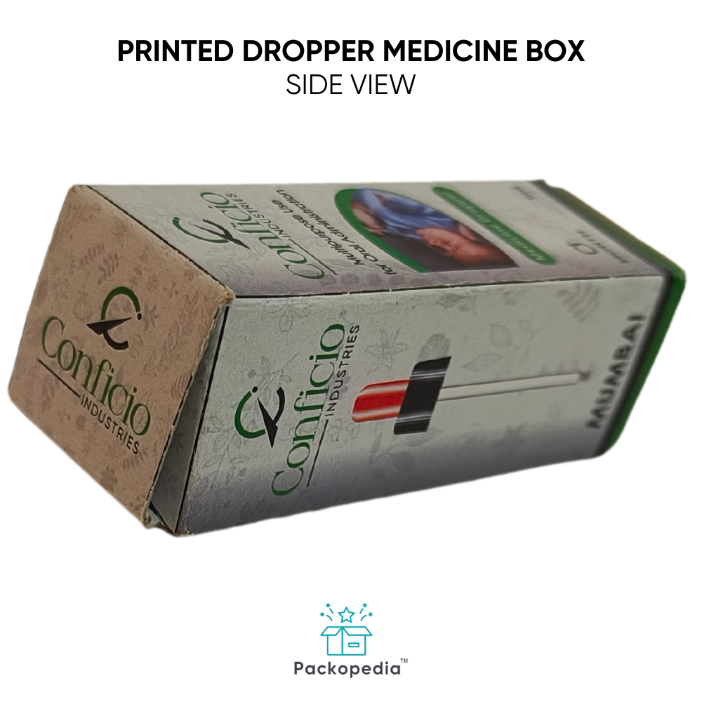 Printed Dropper Medicine Box - Pharma