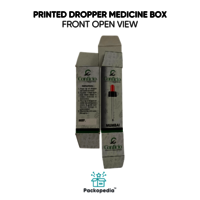 Printed Dropper Medicine Box - Pharma
