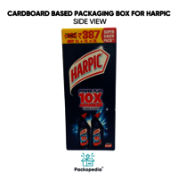 Cardboard Based Box For Harpic With Multi-Color Printing, 100% Sustainable And Eco-Friendly