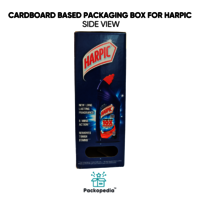 Cardboard Based Box For Harpic With Multi-Color Printing, 100% Sustainable And Eco-Friendly