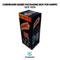 Cardboard Based Box For Harpic With Multi-Color Printing, 100% Sustainable And Eco-Friendly