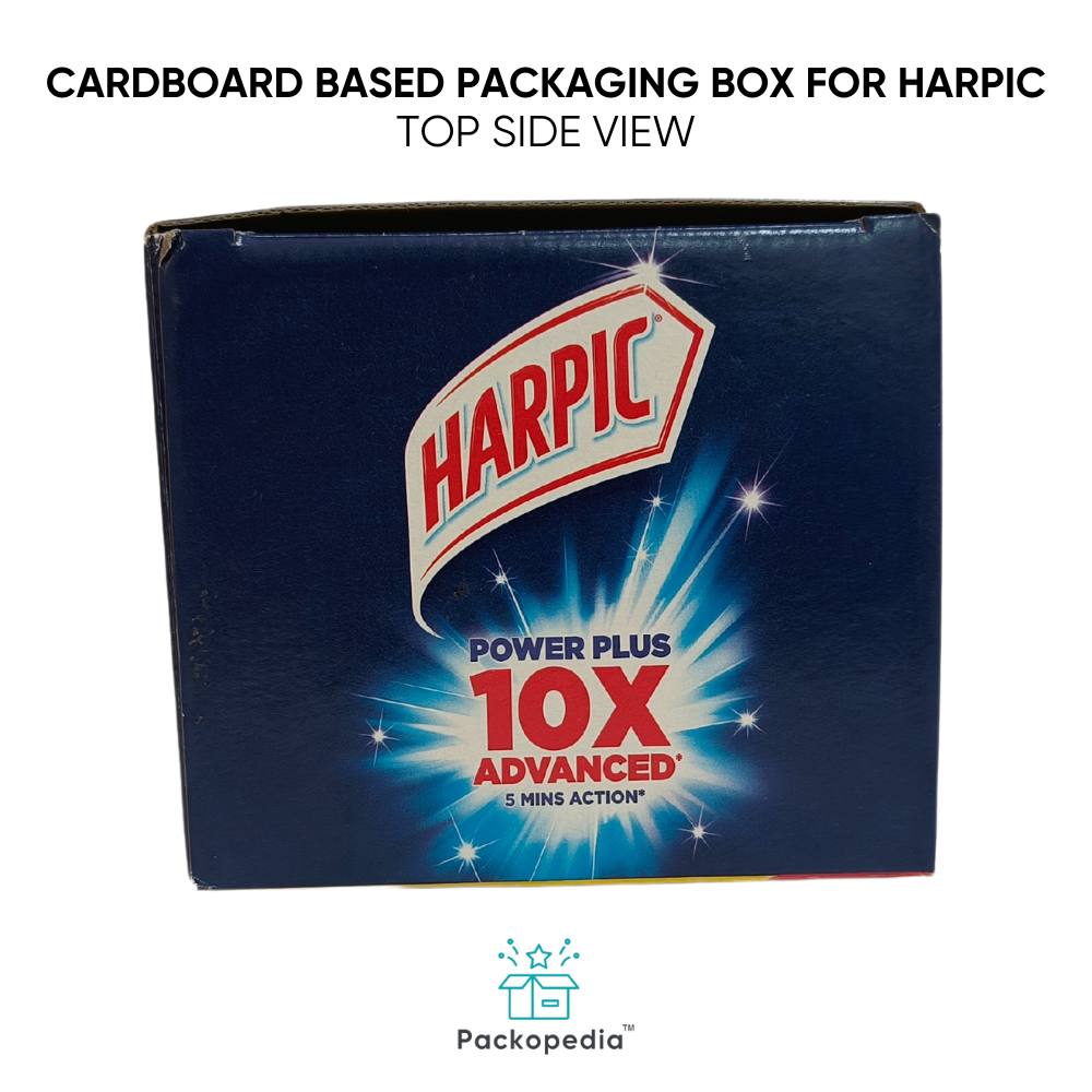 Cardboard Based Box For Harpic With Multi-color Printing, 100% Sustainable And Eco-friendly - Color: Multicolour