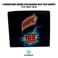Cardboard Based Box For Harpic With Multi-Color Printing, 100% Sustainable And Eco-Friendly