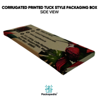 Sustainable & Customized 3 Ply E-Flute Printed Corrugated Printed Tuck Style Packaging Box