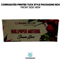 Sustainable & Customized 3 Ply E-Flute Printed Corrugated Printed Tuck Style Packaging Box