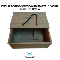 Printed Carboard Packaging Box With Handle