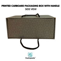 Printed Carboard Packaging Box With Handle