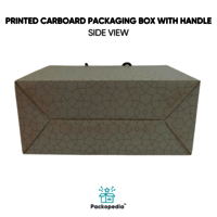 Printed Carboard Packaging Box With Handle