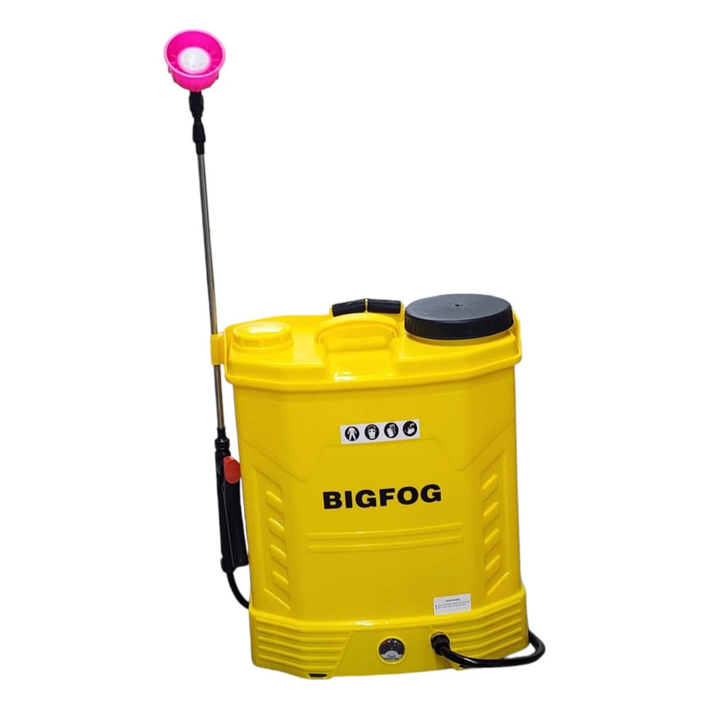 Bigfog 20L, Bf-Bs04, Dual Motor Battery Sprayer, 12V/12Ah, For Pesticide Spraying - Capacity: 300 Liter/Day