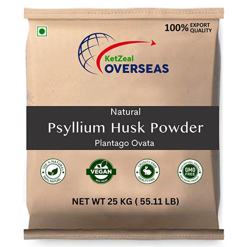 Pure Psyllium Husk Powder - High Fiber, Gluten-Free, Natural Dietary Supplement for Digestive Health